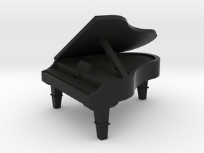 Grand Piano 28mm  in Black Natural Versatile Plastic