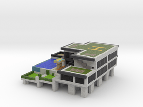 Minecraft Modern House3 in Natural Full Color Sandstone