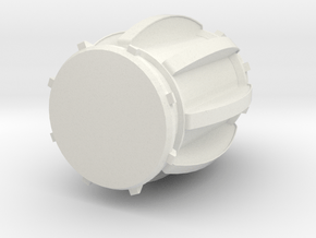 Grenade in White Natural Versatile Plastic