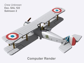 Salmson 2 of Esc. SAL122 (full color) in Natural Full Color Nylon 12 (MJF)