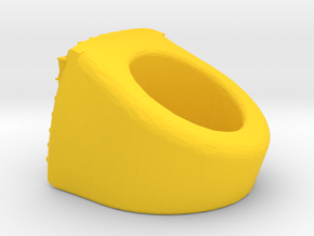 FANTASY FOOTBALL CHAMPION RING 2022 in Yellow Smooth Versatile Plastic