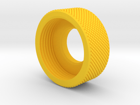 Nut for A320 Vier im Pott Tailpiece in Yellow Smooth Versatile Plastic