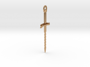 General Kael inspired Dagger Pendant in Natural Bronze