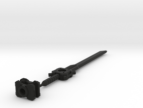 TF Kingdom Cyclonus Great Sword Set in Black Smooth Versatile Plastic: Medium