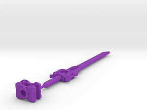 TF Kingdom Cyclonus Great Sword Set in Purple Smooth Versatile Plastic: Medium