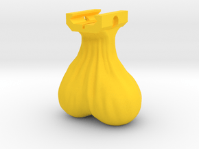 Tactical Sack Foregrip for Picatinny / Weaver Rail in Yellow Smooth Versatile Plastic