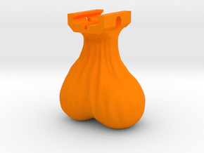 Tactical Sack Foregrip for Picatinny / Weaver Rail in Orange Smooth Versatile Plastic