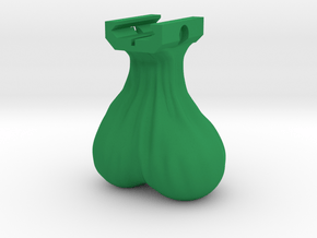 Tactical Sack Foregrip for Picatinny / Weaver Rail in Green Smooth Versatile Plastic