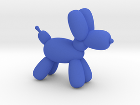Koonie The Balloon Dog  in Blue Smooth Versatile Plastic