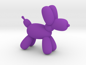 Koonie The Balloon Dog  in Purple Smooth Versatile Plastic