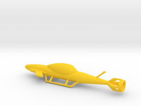 1/48 Scale VBS Mini Sub in Yellow Smooth Versatile Plastic