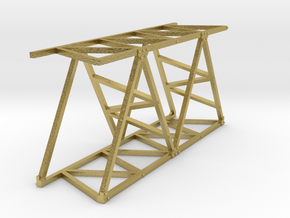 VR Pin Arch 4 Track Part #4 (Brass) 1:87 Scale in Natural Brass