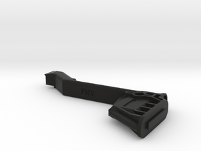 Uzi pro pistol stock for KWC mini uzi 2;body in Black Smooth Versatile Plastic