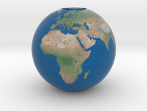 Earth for the small terrestrial orrery in Matte High Definition Full Color