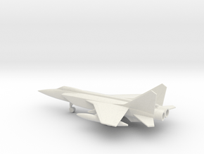 MiG-31 Foxhound in White Natural Versatile Plastic: 1:200