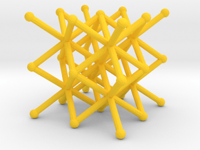 BCC grid section in Yellow Smooth Versatile Plastic