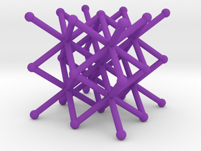 BCC grid section in Purple Smooth Versatile Plastic