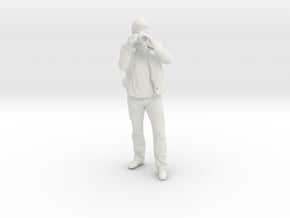 man 004 Photographer 1:24 in White Natural Versatile Plastic