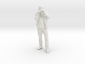 man 004 Photographer 1:24 in White Natural TPE (SLS)