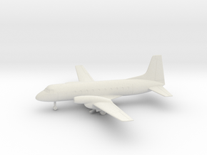 Hawker Siddeley HS-748 in White Natural Versatile Plastic: 1:160 - N