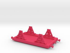 HO/00 Scale British Gender Reveal Chassis in Pink Smooth Versatile Plastic