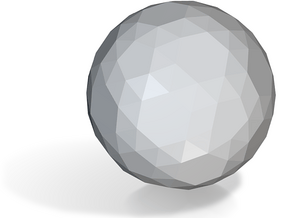 17. Snub Truncated Icosahedron - 10mm in Tan Fine Detail Plastic