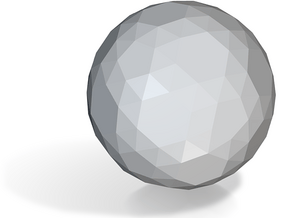 17. Snub Truncated Icosahedron - 1in in Tan Fine Detail Plastic