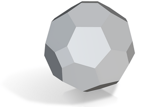 07. Hexpropello Cube - 10mm in Tan Fine Detail Plastic