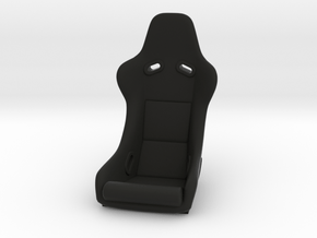 GRS300 Racing Seat for RC Car or Truck Large Size in Black Smooth Versatile Plastic