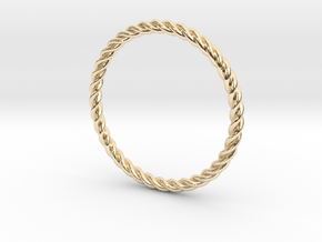 Twist Ring Size US 9.5 in 9K Yellow Gold 