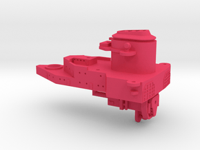 1/600 P Class Panzerschiffe Rear Superst. & Bridge in Pink Smooth Versatile Plastic