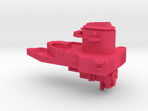 1/700 P Class Panzerschiffe Rear Superst. & Bridge in Pink Smooth Versatile Plastic