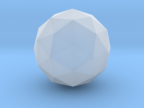 14. Pentakis Icosidodecahedron - 1in in Smooth Fine Detail Plastic
