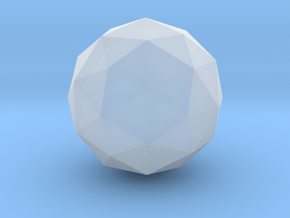 14. Pentakis Icosidodecahedron - 10mm in Smooth Fine Detail Plastic