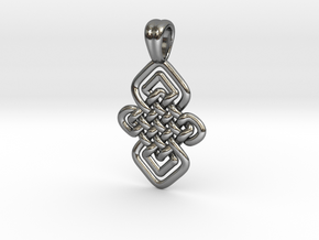 Legendary knot in Polished Silver