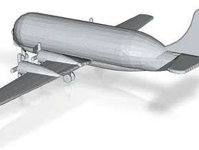 1/700 Scale Aero Spacelines Pregnant Guppy in Tan Fine Detail Plastic