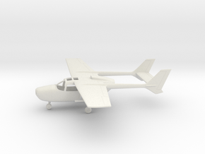 Cessna O-2 Skymaster in White Natural Versatile Plastic: 1:64 - S