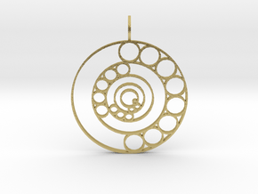 Song of the Spheres (Flat) in Natural Brass