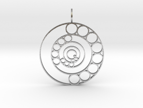 Song of the Spheres (Flat) in Natural Silver