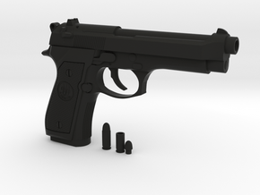 Beretta-92 pistol in Black Natural Versatile Plastic