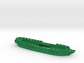 1/350 HMS Unicorn (1824) Hull Waterline in Green Smooth Versatile Plastic