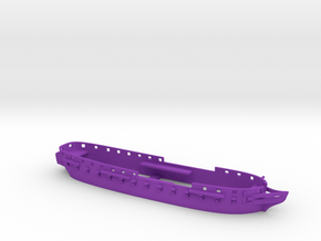 1/350 HMS Unicorn (1824) Hull Waterline in Purple Smooth Versatile Plastic