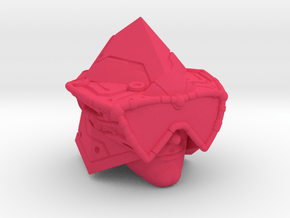 Mekaneck head with 200X googles for Motu Origins in Pink Smooth Versatile Plastic