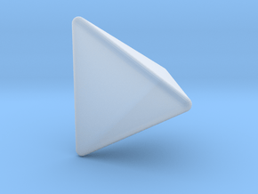 Tetrahedron Rounded V1 - 10mm in Tan Fine Detail Plastic