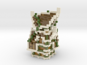 Minecraft Elven Style House in Glossy Full Color Sandstone