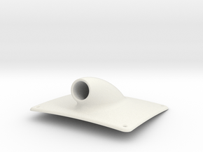 Yak Air Scoop in White Natural Versatile Plastic