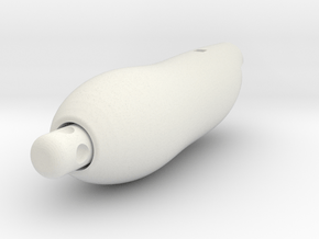 Fern''s Whistle in White Natural Versatile Plastic