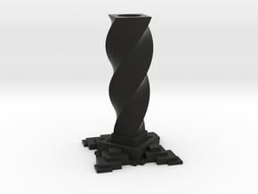 candle holder in Black Premium Versatile Plastic