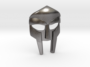 Mf Doom HeadBadge - ø28.6mm or ø47.6 in Processed Stainless Steel 17-4PH (BJT): Small