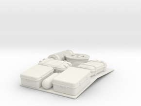 Aliens - Jorden Tractor - Luggage in White Natural Versatile Plastic